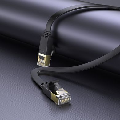 Мережевий кабель для інтернету HOCO US07 General 20м/RJ45/cat-6 Чорний