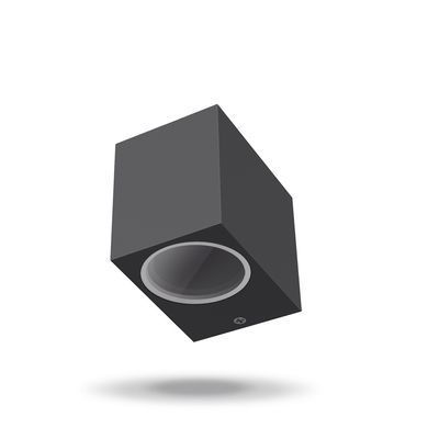 Архітектурний LED світильник VIDEX |GU10, 220V, IP54| Чорний VL-AR011G
