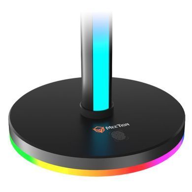 Підставка для навушників MEETION BK300 з RGB-підсвіткою 52 см Чорний 59550