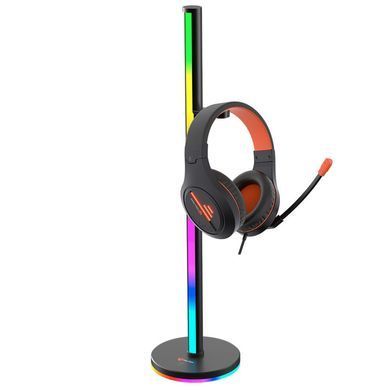 Підставка для навушників MEETION BK300 з RGB-підсвіткою 52 см Чорний 59550