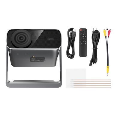 Смарт-проєктор HOCO DT5 1080P Android версія з електричним фокусуванням Сірий
