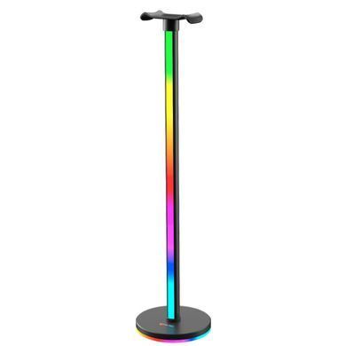 Підставка для навушників MEETION BK300 з RGB-підсвіткою 52 см Чорний 59550