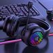 Навушники комп'ютерні провідні з мікрофоном та RGB-підсвічуванням Onikuma X7 Pro USB+3.5mm Чорний