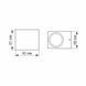 Архітектурний LED світильник VIDEX |GU10, 220V, IP54| Чорний VL-AR011G