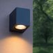Архітектурний LED світильник VIDEX |GU10, 220V, IP54| Чорний VL-AR011G