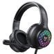 Навушники комп'ютерні провідні з мікрофоном та RGB-підсвічуванням Onikuma X7 Pro USB+3.5mm Чорний