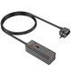 Подовжувач мережевий HOCO AC10A 1x220V+2хUSB+ 2хType-C/65W/1.5М Чорний