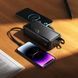 Павербанк зі швидкою зарядкою 22.5Вт та кабелями 30000mAh HOCO J156B USB + Type-C Чорний