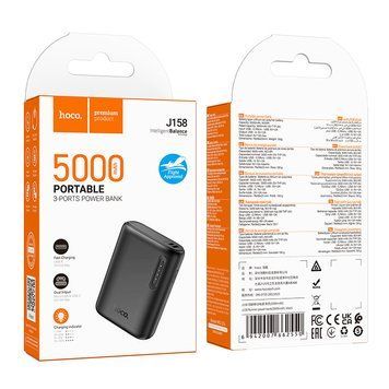 Павербанк 5000mAh HOCO J158 USB Чорний