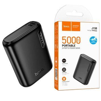 Павербанк 5000mAh HOCO J158 USB Чорний