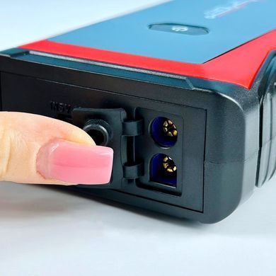 Автомобільний пуско-зарядний пристрій Бустер Jump Starter J17 28000mAh, 2USB+1Type-C Чорно-червоний 49634