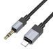 Кабель AUX to Lightning 1м HOCO UPA32A Чорний