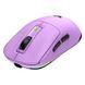 Мишка безпровідна ігрова MEETION GW24 2.4G/Bluetooth, 8000 DPI, 6кн., RGB, 600mAh Фіолетовий