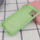 Силіконовий Чохол на iPhone 12 Pro 6.1" повний захист камери Silicone Case 100% Зелений