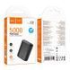Павербанк 5000mAh HOCO J158 USB Чорний