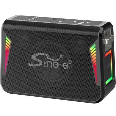 Колонка з мікрофонами Sing-e CQS-S553 караоке колонка портативна Bluetooth колонка 120W бездротова колонка з мікрофонами