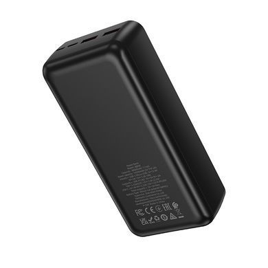 Павербанк 30000мА&middot;г з швидкою зарядкою 22.5Вт BOROFONE BJ80B 2USB + Type-C Чорний