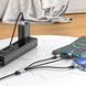 Кабель 3в1 MicroUSB + TypeC + Lightning HOCO X102 Fresh 1м, 2.4A Чорний