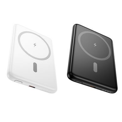 Павербанк зі швидкою 20W та безпровідною зарядкою MagSafe 5000mAh HOCO J140A 1Type-C Чорний