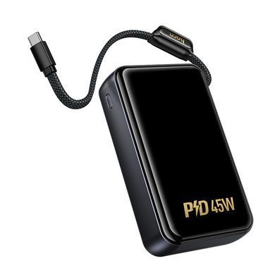 Павербанк 20000 mAh повербанк зі швидкою зарядкою 45W HOCO Q54 power bank повер бенк з кабелем