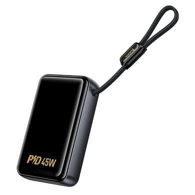 Павербанк 20000 mAh повербанк зі швидкою зарядкою 45W HOCO Q54 power bank повер бенк з кабелем