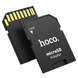 Перехідник, адаптер для карт пам'яті HOCO TF to SD card HB22 Чорний