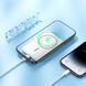 Павербанк зі швидкою 20W та безпровідною зарядкою MagSafe 5000mAh HOCO J140A 1Type-C Чорний