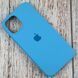 Силіконовий Чохол на iPhone 12 Pro Max 6.7" із закритим низом Silicone Case 100% Голубий