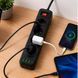 Мережевий подовжувач 6м на 4 розетки + 3USB + Type-C UA Power F24U мережевий фільтр з USB 65687