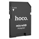 Перехідник, адаптер для карт пам'яті HOCO TF to SD card HB22 Чорний