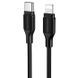 Кабель Type-C to Lightning зі швидкою зарядкою PD20W BOROFONE BX42 1m 3A Чорний
