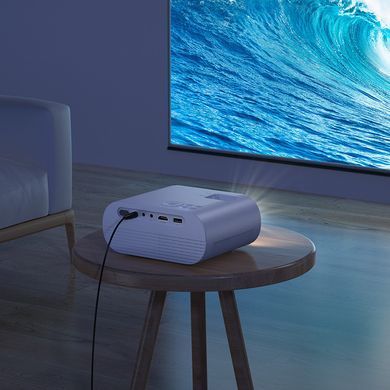 Безпровідний WiFi/Bluetooth проектор HOCO DT1 1280*720P, 2.69", 1.2 м Білий