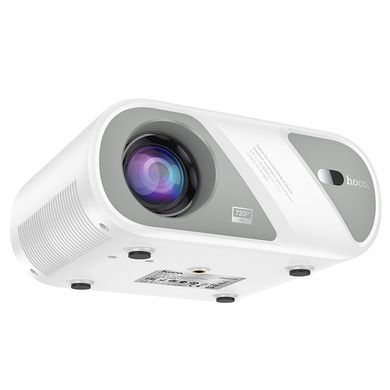 Безпровідний WiFi/Bluetooth проектор HOCO DT1 1280*720P, 2.69", 1.2 м Білий