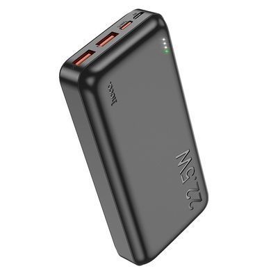 Павербанк повербанк із швидкою зарядкою 20000mAh HOCO J101A 2USB/Type-C, 22.5W Чорний
