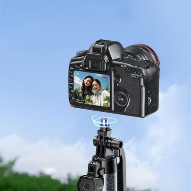 Монопод трипод на штативі 180 см для камери, Gopro або телефону з пультом ДУ Remax P30 Чорний 48664