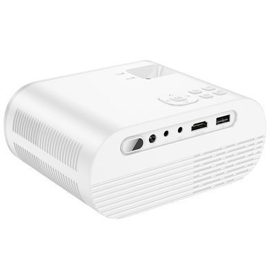 Безпровідний WiFi/Bluetooth проектор HOCO DT1 1280*720P, 2.69", 1.2 м Білий