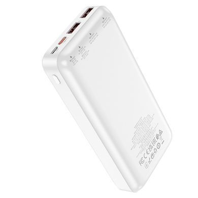 Павербанк повербанк із швидкою зарядкою 20000mAh HOCO J101A 2USB/Type-C, 22.5W Чорний