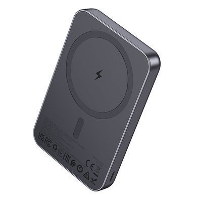 Павербанк з безпровідною зарядкою 5000mAh HOCO J160 Type-C Сірий