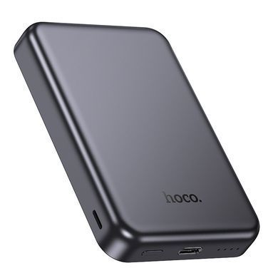 Павербанк з безпровідною зарядкою 5000mAh HOCO J160 Type-C Сірий