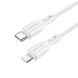 Кабель із швидкою зарядкою Type-C to Lightning Apple BOROFONE BX66 1м/PD 20W Білий