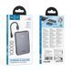 Павербанк 10000mAh зі швидкою зарядкою 22.5W та кабелем Type-C-Type-C HOCO J170 2Type-C, 1USB Сірий