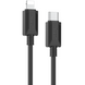 Кабель для заряджання зі швидкою зарядкою Type-C to Lightning Apple iPhone HOCO X73 100см/20W Чорний