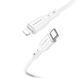 Кабель із швидкою зарядкою Type-C to Lightning Apple BOROFONE BX66 1м/PD 20W Білий