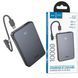 Павербанк 10000mAh зі швидкою зарядкою 22.5W та кабелем Type-C-Type-C HOCO J170 2Type-C, 1USB Сірий