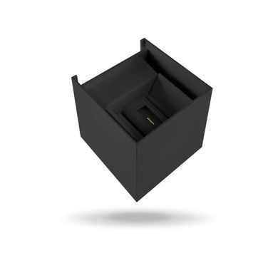Архітектурний LED світильник VIDEX |6W, 2700K, AC220V-240V, IP54| Чорний VL-AR04-062B