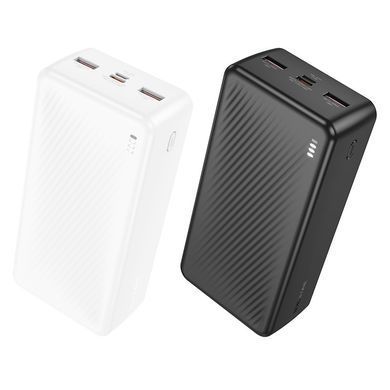 Павербанк повербанк 30000mAh зі швидкою зарядкою 22.5W BOROFONE BJ56B 2USB, 1Type-C Чорний