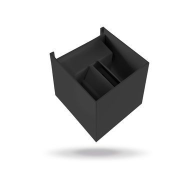 Архітектурний LED світильник VIDEX |6W, 2700K, AC220V-240V, IP54| Чорний VL-AR04-062B