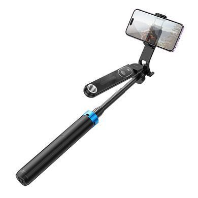 Селфі палиця, штатив для телефону, Gopro, камери 1.75М з пультом ДУ HOCO K22 Чорний