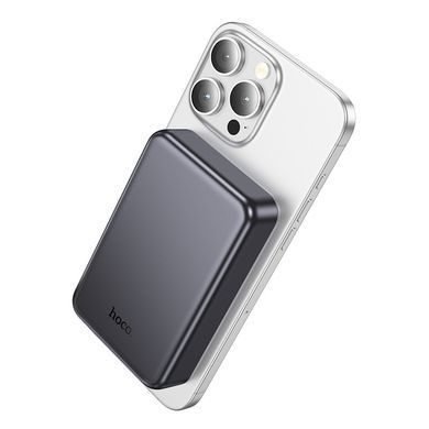 Павербанк 20Вт із зарядкою MagSafe 10000mAh HOCO J160A Type-C Сірий