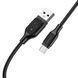Кабель для зарядки MicroUSB Android BOROFONE BX42 1m 2.4A Чорний